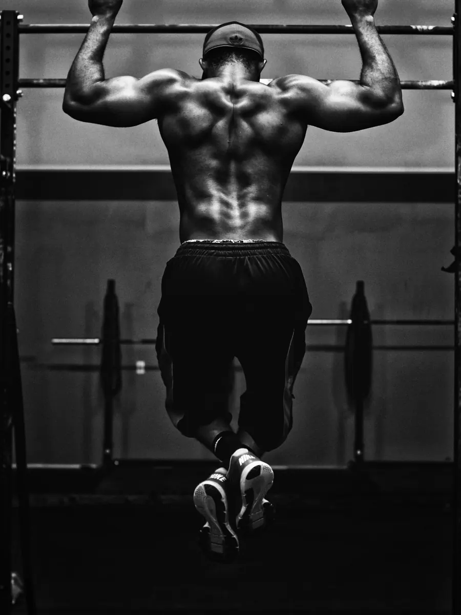 Pull-ups on a bar